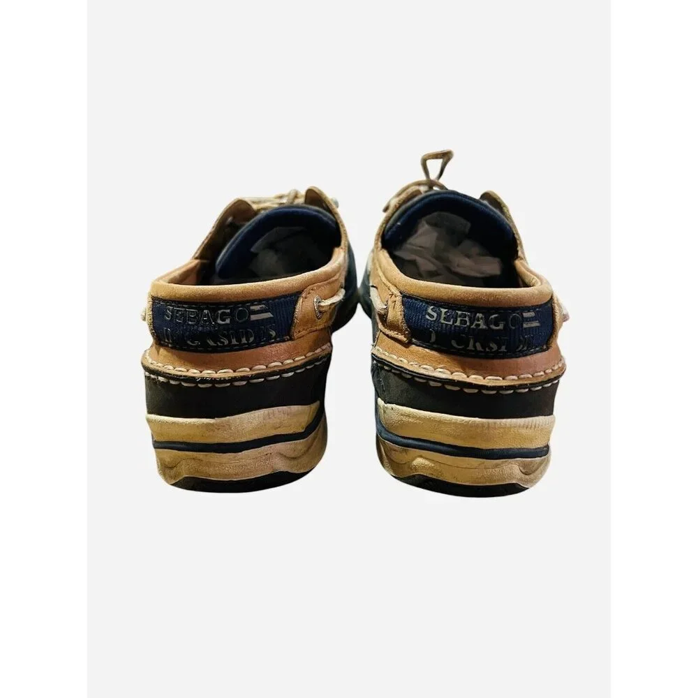 Sebago Blue Leather Docksiders‎ Shoes Size 9M